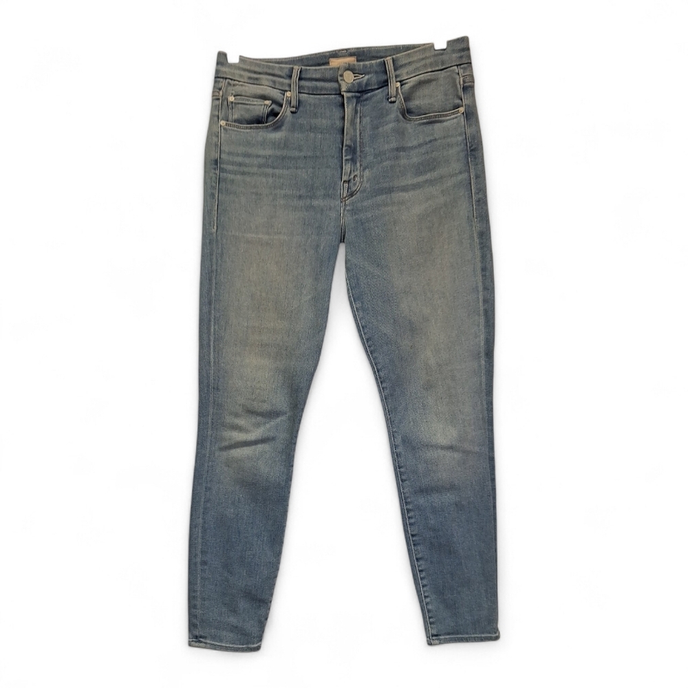 MOTHER Women's Light Wash The Looker Crop Jeans 28